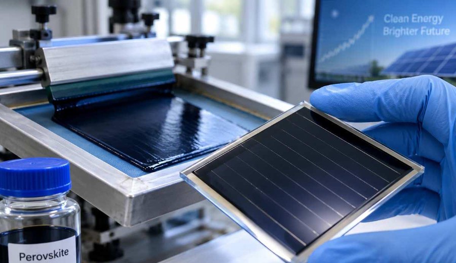 imagen de China da un salto hacia las células solares "impresas": alta eficiencia y fabricación más simple