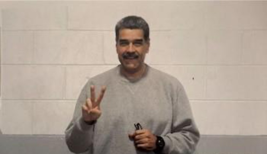 imagen de Las fotos de Nicolás Maduro desde la cárcel en Estados Unidos