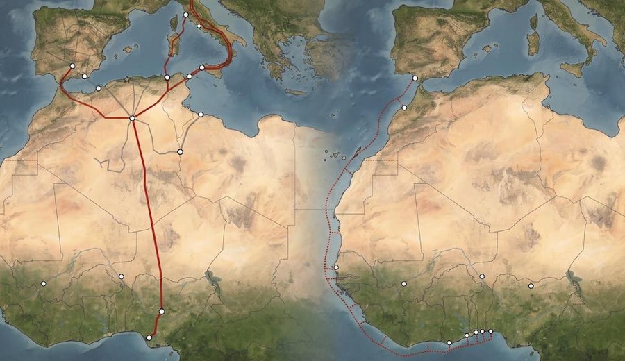imagen de Marruecos y Argelia compiten por llevar gas nigeriano a Europa
