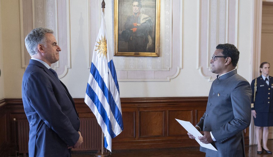 imagen de Presentó cartas credenciales el primer embajador de India en la historia de las relaciones entre los dos países