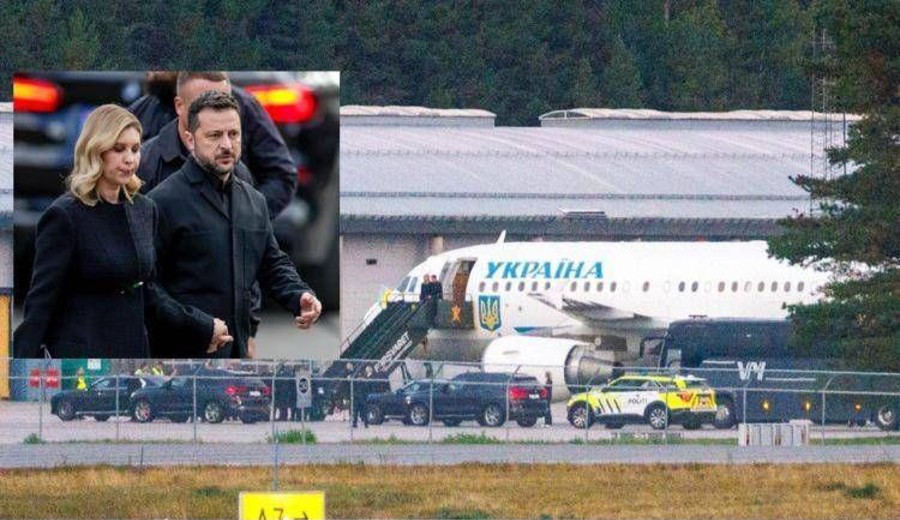 imagen de El avión de Zelensky "estuvo a punto de ser alcanzado por un dron que sobrevolaba Oslo"