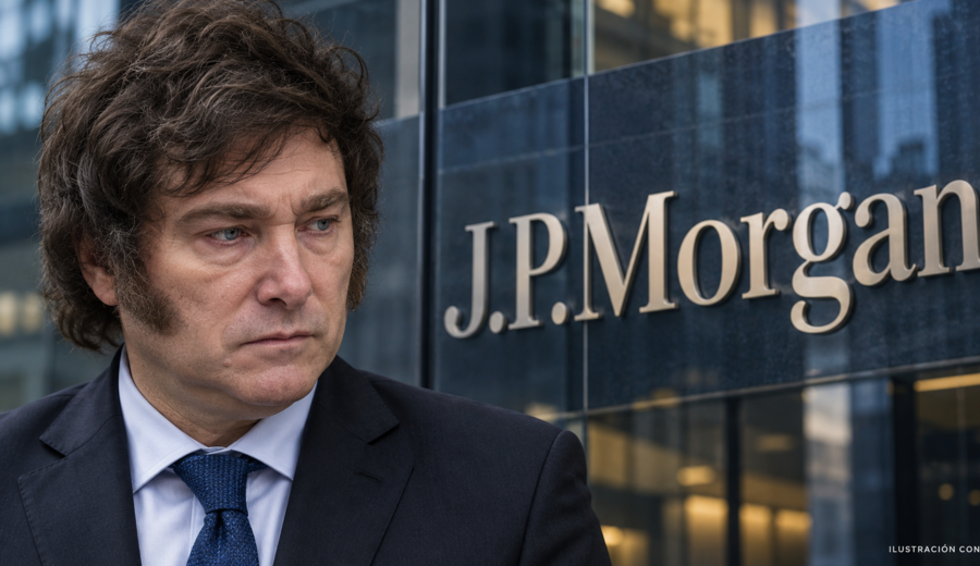 imagen de Milei pierde confianza y JP Morgan recorta el crecimiento