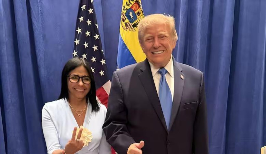 imagen de Trump cree que es "demasiado pronto" celebrar elecciones en Venezuela: "Las petroleras se están instalando"