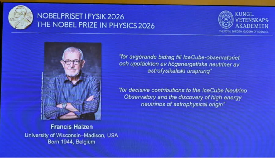 imagen de Francis Halzen ganó el Nobel de Física por detectar neutrinos cósmicos desde la Antártida