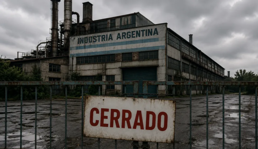 imagen de Argentina registró el cuarto peor desempeño industrial entre 84 economías