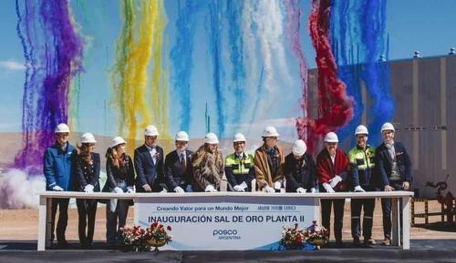 imagen de La surcoreana POSCO construye su segunda planta de litio en Argentina