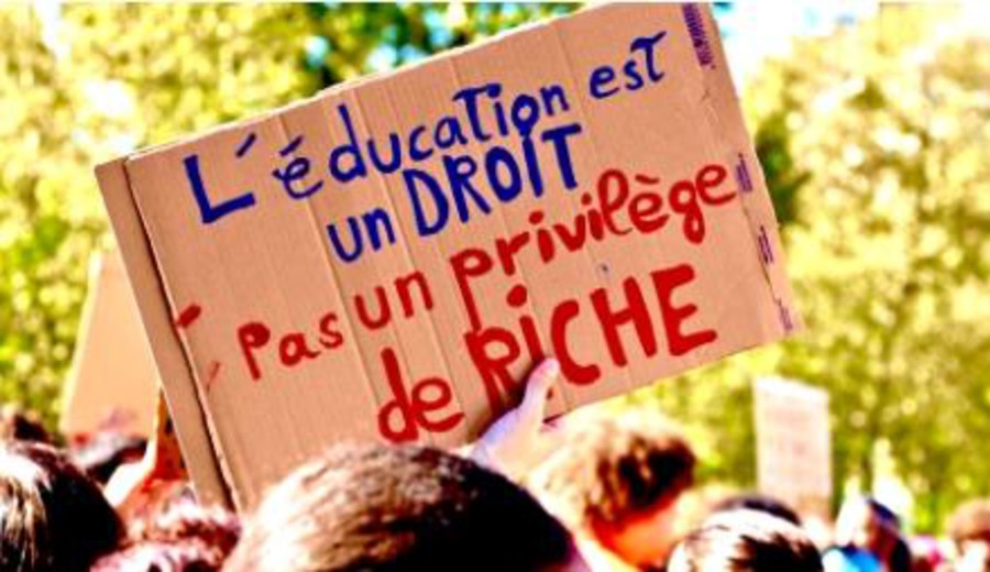 imagen de La Revuelta estudiantil francesa contra el impulso al gasto de la OTAN