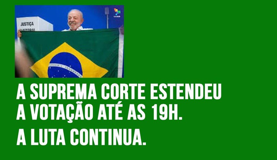 imagen de Elecciones en Brasil: Amplían el horario de votación hasta las 19:00. Denuncian contratiempos