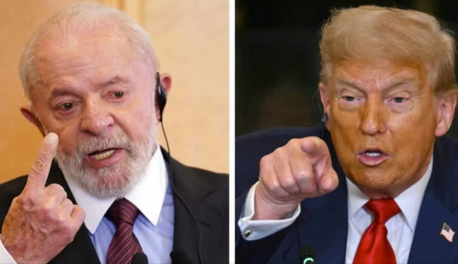 imagen de Trump cuestionó sin pruebas la victoria de Lula, aunque afirmó que mantiene una buena relación con él