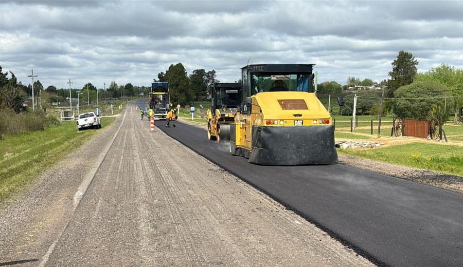 imagen de Canelones: La rehabilitación de la Ruta 33 se acerca a su etapa final